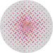 Sideview of Patterned Off-White Novelty Rug, pat1537