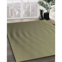 Patterned Brass Green Rug, pat1538brn