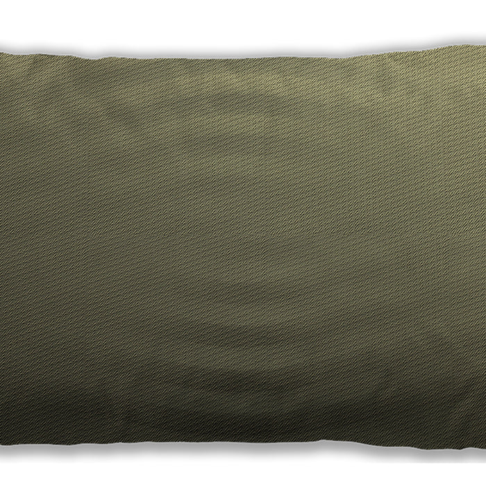 Patterned Rectangular Brass Green Lumbar Throw Pillow, 13 inch by 19 inch, lbpat1538brn