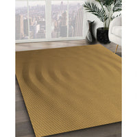 Patterned Dark Bisque Brown Rug, pat1538org