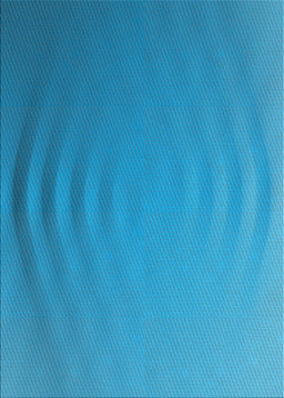 Patterned Bright Turquoise Blue Novelty Rug, pat1538