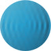 Sideview of Patterned Bright Turquoise Blue Novelty Rug, pat1538