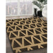 Machine Washable Transitional Bronze Brown Rug in a Family Room, wshpat1539brn