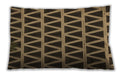 Patterned Rectangular Bronze Brown Lumbar Throw Pillow, 13 inch by 19 inch, lbpat1539brn