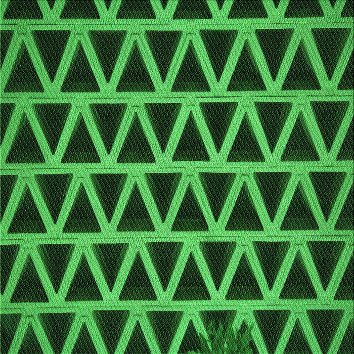 Round Machine Washable Transitional Deep Emerald Green Rug, wshpat1539grn