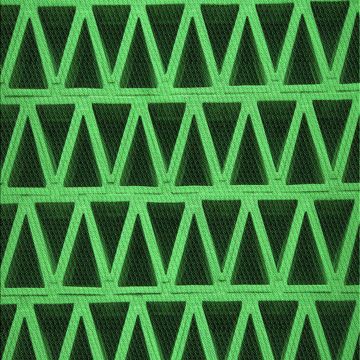 Patterned Deep Emerald Green Rug, pat1539grn