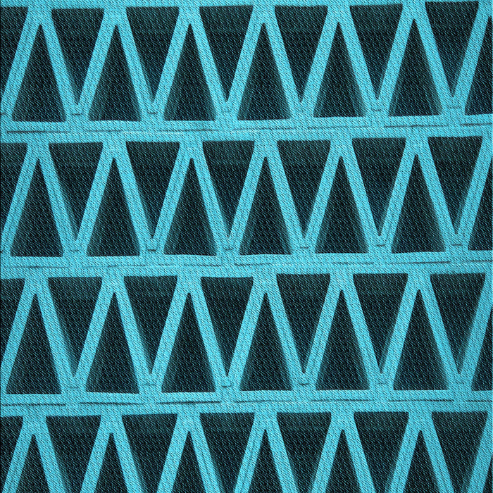 Patterned Deep Teal Green Rug, pat1539lblu