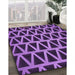 Machine Washable Transitional Purple Rug in a Family Room, wshpat1539pur