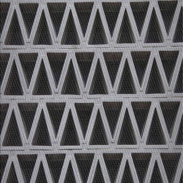 Machine Washable Transitional Dark Gray Rug, wshpat1539