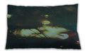 Patterned Rectangular Sea Green Lumbar Throw Pillow, 13 inch by 19 inch, lbpat154lblu