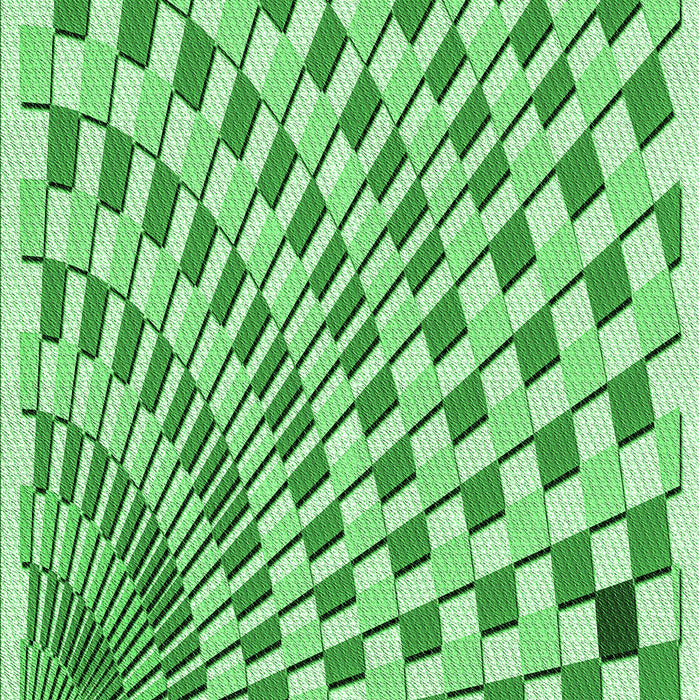 Patterned Jade Green Rug, pat1540grn