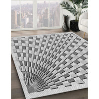 Patterned Silver Gray Rug, pat1540gry