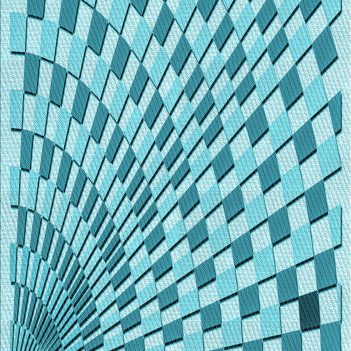 Patterned Blue Rug, pat1540lblu