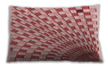Patterned Rectangular Red Lumbar Throw Pillow, 13 inch by 19 inch, lbpat1540rd