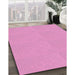 Machine Washable Transitional Violet Purple Rug in a Family Room, wshpat1541pur