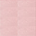 Round Machine Washable Transitional Light Coral Pink Rug, wshpat1542rd