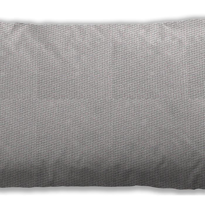 Patterned Rectangular Dark Gray Lumbar Throw Pillow, 13 inch by 19 inch, lbpat1542