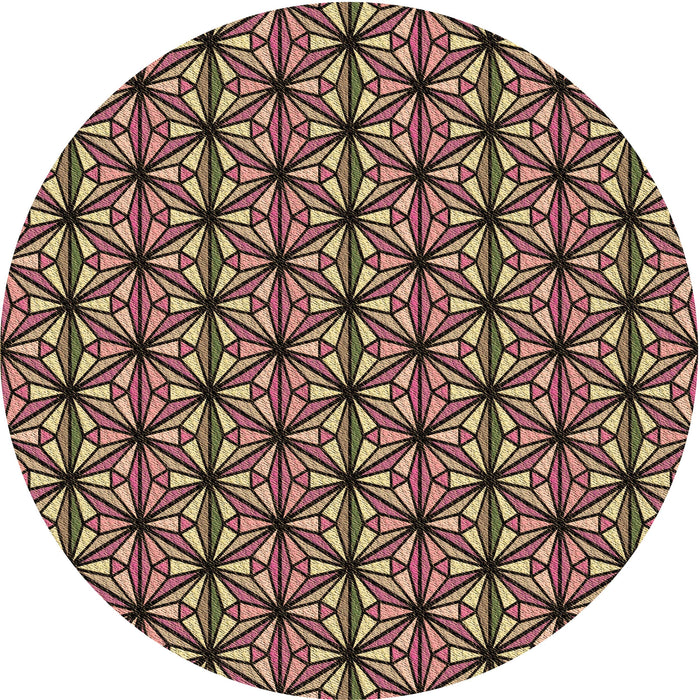 Square Patterned Brown Sand Brown Rug, pat1543brn