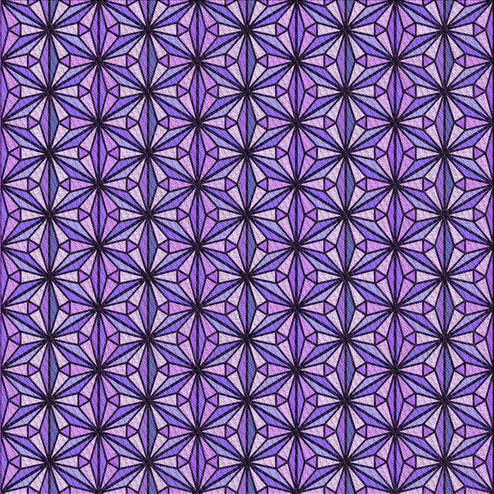 Round Patterned Bright Lilac Purple Rug, pat1543pur