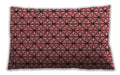 Patterned Rectangular Pastel Red Pink Lumbar Throw Pillow, 13 inch by 19 inch, lbpat1543rd