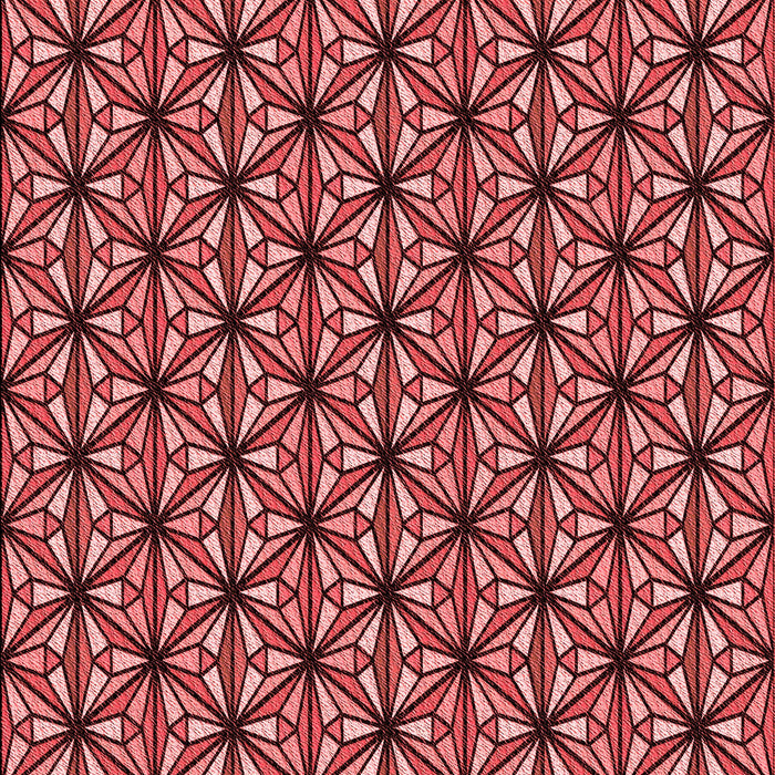 Patterned Pastel Red Pink Rug, pat1543rd