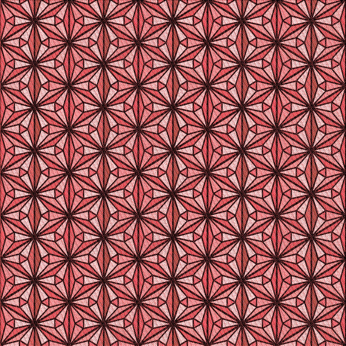 Round Patterned Pastel Red Pink Rug, pat1543rd