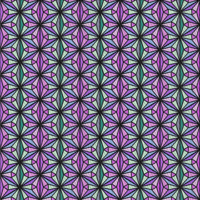 Square Patterned Dark Purple Novelty Rug, pat1543