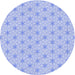 Square Patterned Sky Blue Rug, pat1544blu