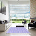 Machine Washable Transitional Purple Rug in a Kitchen, wshpat1544pur