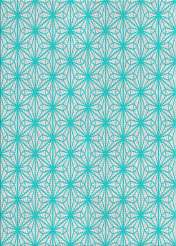 Patterned Blue Novelty Rug, pat1544