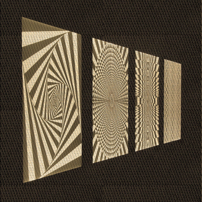 Patterned Brown Rug, pat1545brn