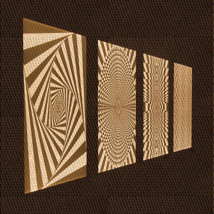 Patterned Light Brown Rug, pat1545org