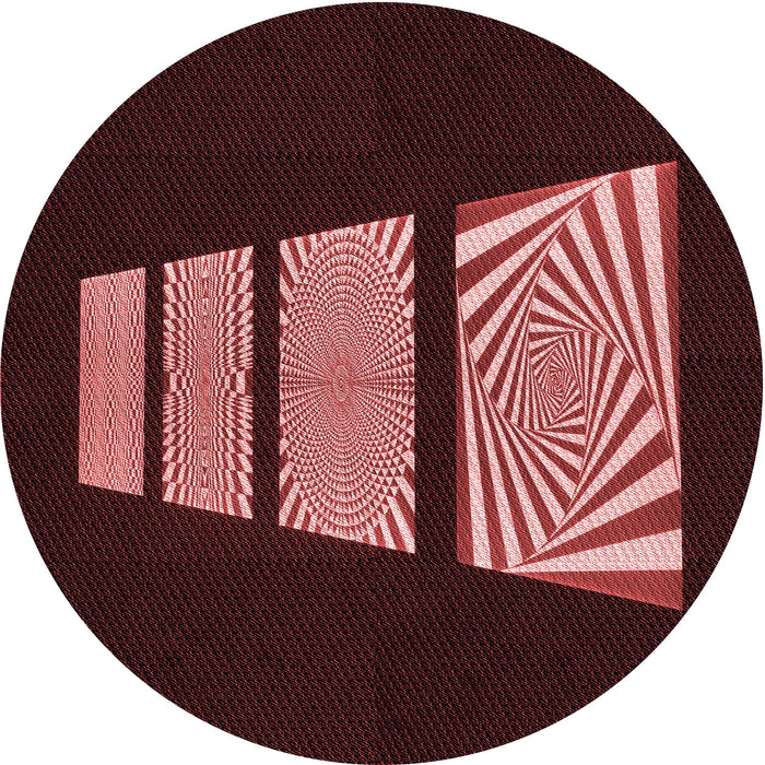 Square Machine Washable Transitional Night Red Rug in a Living Room, wshpat1545rd