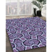 Machine Washable Transitional Purple Mimosa Purple Rug in a Family Room, wshpat1546blu