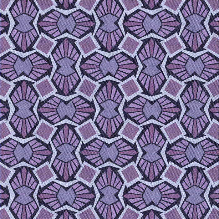 Round Machine Washable Transitional Purple Mimosa Purple Rug, wshpat1546blu