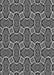Patterned Black Rug, pat1546gry