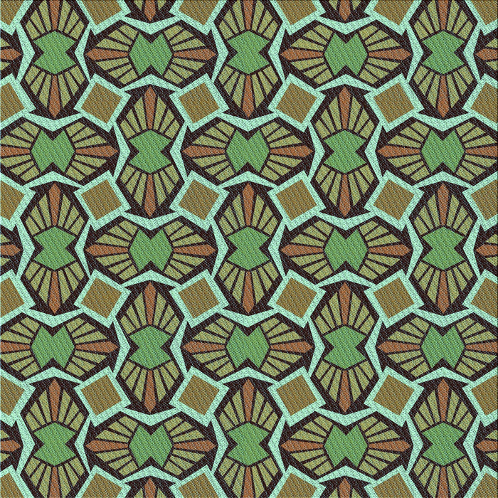 Round Patterned Dark Brown Rug, pat1546lblu