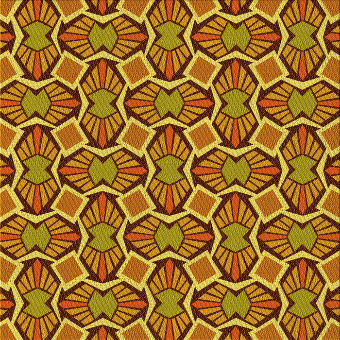 Round Machine Washable Transitional Tomato Red Rug, wshpat1546yw