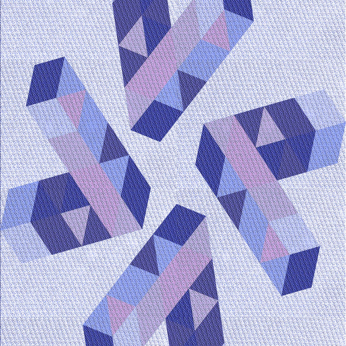 Machine Washable Transitional Blue Rug, wshpat1547blu