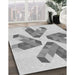 Machine Washable Transitional Gray Rug in a Family Room, wshpat1547gry