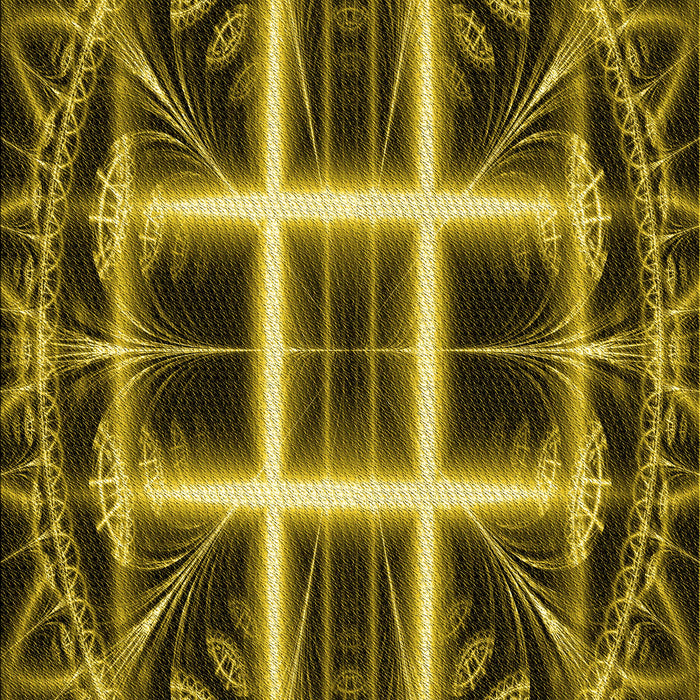 Patterned Orange Gold Rug, pat1548yw