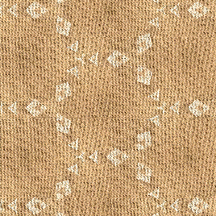 Patterned Yellow Orange Rug, pat1549brn