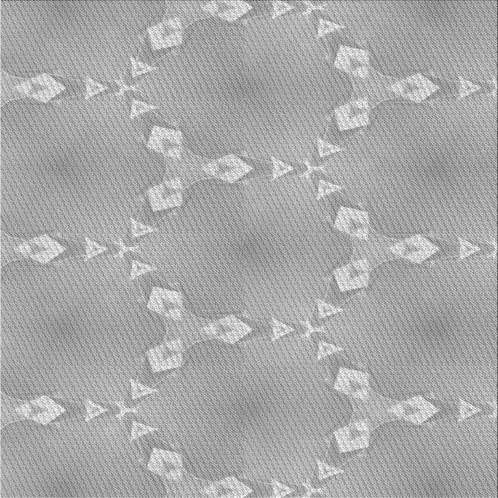 Round Patterned Silver Gray Rug, pat1549gry