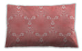 Patterned Rectangular Light Coral Pink Lumbar Throw Pillow, 13 inch by 19 inch, lbpat1549rd
