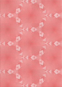 Machine Washable Transitional Light Coral Pink Rug, wshpat1549rd