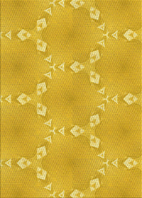 Machine Washable Transitional Gold Yellow Rug, wshpat1549yw
