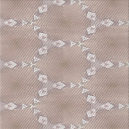 Square Patterned Rose Gold Pink Novelty Rug, pat1549