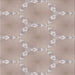 Square Patterned Rose Gold Pink Novelty Rug, pat1549