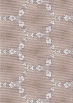 Patterned Rose Gold Pink Novelty Rug, pat1549