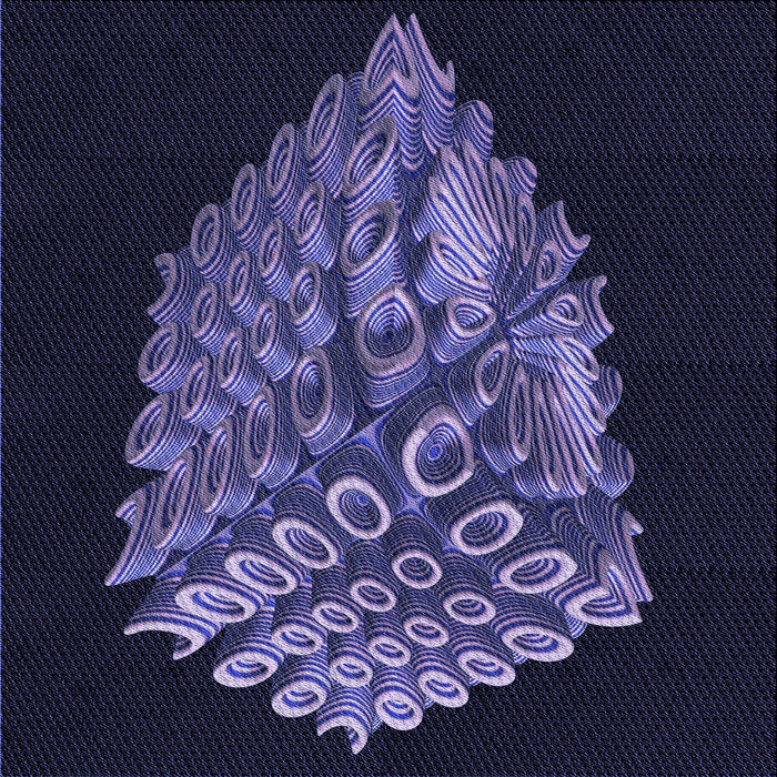 Round Machine Washable Transitional Night Blue Rug, wshpat1550blu